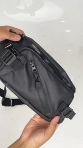 Tas Selempang Kecil Pria Waistbag Pinggang Cowok bahan Waterproof Anti Air Premium Kuat Awet MR 115