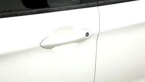 Universal Reflective Car Door Protection Stickers - Carbon Fiber Texture Safety Handle Bowl Guards/Safety Belt Imitation Alarm Clasp