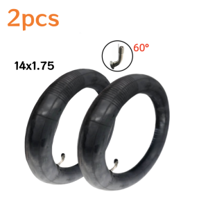 Electric Bike Tires Inner Tube 14 14x1.75 14x2.125 14x2.50 14x2.70 14x3.0 Bend Gas Nozzle Kid Bicycle Rubber Tube For E-bike