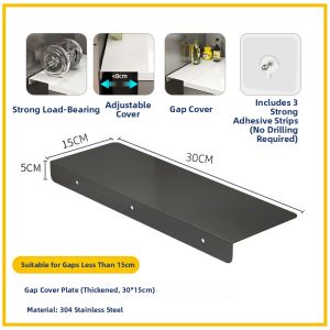 Narrow Space Extension Board for Kitchen Storage
