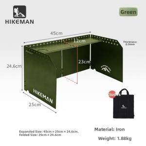 HIKEMAN | Windproof Foldable Shield for Gas Stoves