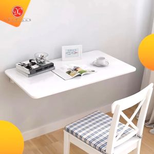 Meja Lipat Dinding 80x50cm Meja Belajar Tempel Dinding / Floating Desk Minimalis Tempat Laptop
