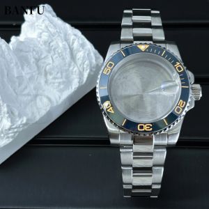 OIMG | 40mm Sapphire Glass Watch Case 20mm Strap for Seiko NH35 NH38 NH36 Mechanical Movement Watch Hands fits 28.5mm 29mm Watch Dial