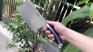 Dao chặt Đức nặng 800g dày 4li sắc bén cầm đầm tay