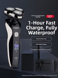 ZOZEN | 4D Smart Electric Shaver Water-Resistant Rechargeable