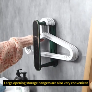 Punch-Free Retractable Wall Hanging Rack Bathroom Wall Mount Hanger Storage Organizer