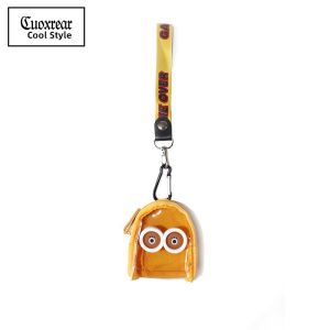 Creative Childrens Neck Hanging Wallet Transparent Male Child with Long Rope Company Gifts Business OL Style PVC Material
