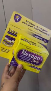 SUNPLAN.PH Nexium 24HR Acid Reducer Heartburn Relief Capsules for All-Day and All-Night Protection (BestBefore: 02/2027)