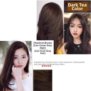 CHUZHONG | Natural Hair Dye Cover White Hair Non-Stick Scalp Hair Dye Cream