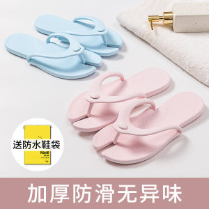Portable Foldable Slippers Hotel Travel Womens Anti-Slip Swimming Mens Disposable Bathing Available EVA Material Summer