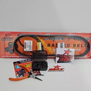 PAKET KIRIAN 3 VBELT & ROLLER NINJA BALL BRT BEAT SCOOPY SPACY VARIO 110 FI NON ESP STARTER KASAR