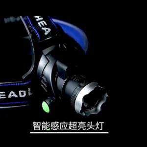 Powerful LED Headlamp 18650 DC Rechargeable Headlight Zoomable Head Lamp Waterproof Head Light High Lumens Head Flashlight