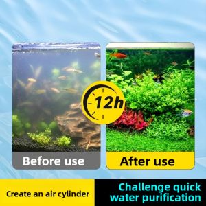 MONLEYTA | Aquarium Water Purifier Denitrifying Bacteria Fish Feces Decomposition Water Quality Purifier Tank Start-Up Water Cultivation