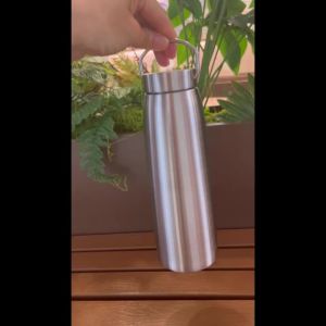 Leno | 500ml 316 Stainless Steel Vacuum Insulated Water Bottle with Handle Leakproof Thermal Flask for Travel Camping Hiking Office