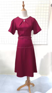 Đầm Trung Niên Trẻ Trung Thiết Kế Trang Nhã Thanh Lịch Bigsize Đi Làm Đi Tiệc Cho Bà Cho Mẹ U50 U60 LT386