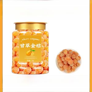 Authentic Licorice GINGERBREAD Tangyuan Snack Dried Kumquats Cough Suppressing Honeyed Fruit Preserves from Hebei Province