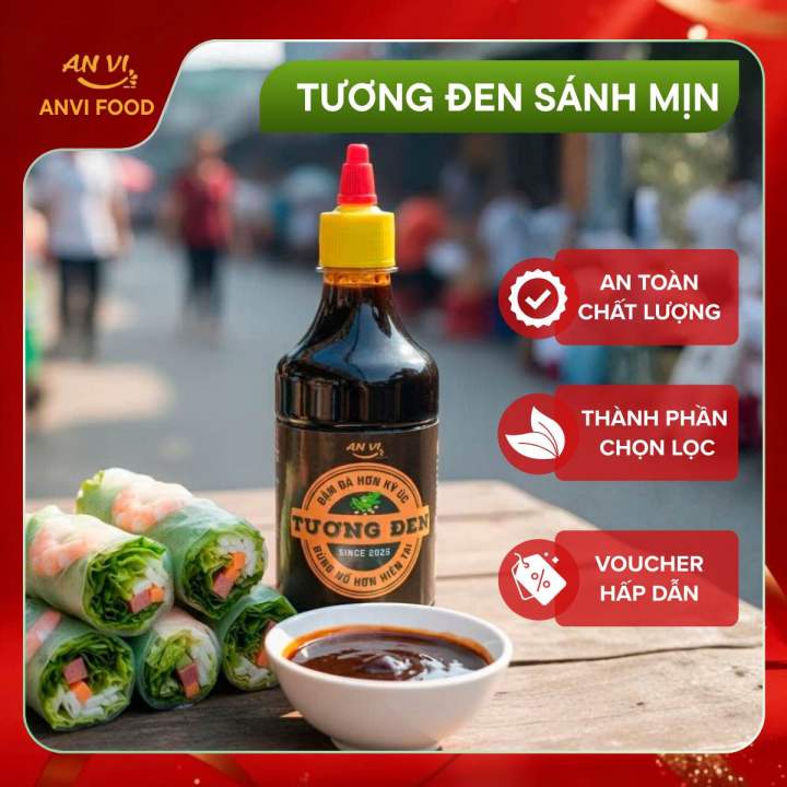 Tương Đen An Vi Food Sánh Mịn Thơm Ngon, Ăn Cùng Phở, Hủ Tiếu, Bún Bò ...
