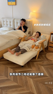 Ghế Sofa Giường Đa Năng Giường Sofa Gấp Gọn Chân Hợp Kim Thép Cao Cấp Chịu Được Trọng Tải Lớn Nệm Dày Nằm Êm Rộng 90cm