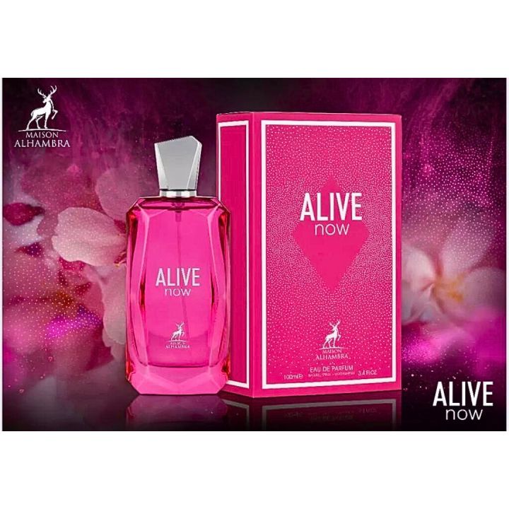 น้ำหอมนำเข้าจากดูไบฯ Alive Now EDP 100ml By Maison Alhambra