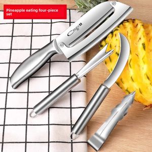 GANGWO | Stainless Steel Fruit Peeler for Pineapple and Sugarcane