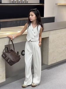 SETELAN ANAK PEREMPUAN VESTY KULOT PANTS CANTIK MODIS KOREAN STYLE IMPORT