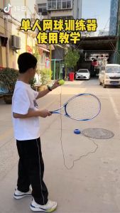 Alat Bantu Latihan Tenis Bola: Tennis Trainer Biru & Alat Bantu Latihan Tenis