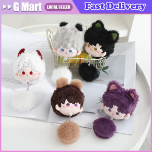 Love And Deepspace Handbag Keychains Cosplay Keychain Cute Plush Figure Doll Keyring Bags Pendant Prop Graduate Gift