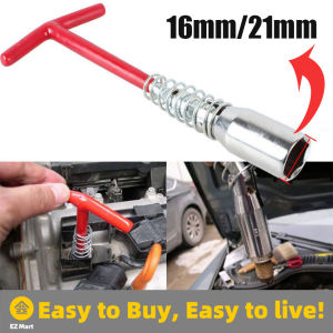【Fast Shipping】 Universal 16mm 21mm Spark Plug Removal Tool Wrench 360 Degree Spark Plug Removal Socket Wrench Auto Repair Tool Spark-Plug-Wrench