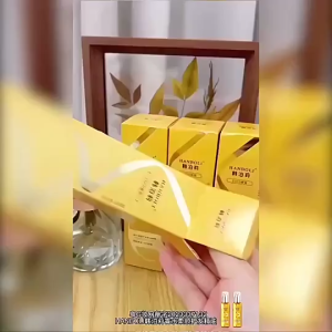 HANROLI Perfume Smooth Hair Care Essential Oil - Before and After Hair Transformation - Shiny Straight Hair - Hair Care Product - Hair Treatment - Hair Care Routine