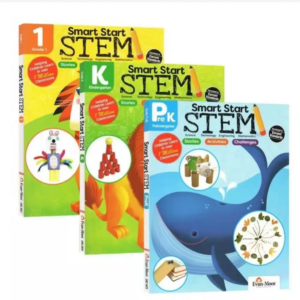 3 Books/Evan-Moor Smart Start STEM English Primary Education Books