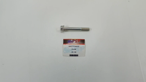 Baut Flange 8x60 (Harga 1 PC) - Baud Bolt Ring Bibir Topi 8 mm Panjang 60 mm Kunci 12