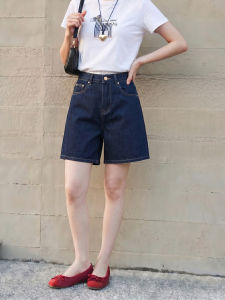 Basic House | Vintage High Waist Loose Short Pants
