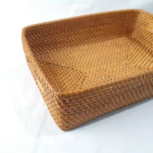 LusioSB Keranjang Roti Rotan 4 Ukuran Keranjang Hampers Rectangle