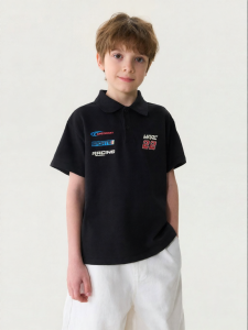 Marc&Janie | Cool and Breathable Stylish Motorcycle Boy Polo Shirt