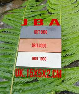 batu asahan 1set isi 3pcs pengasah pisau