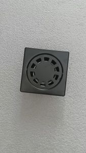 [FERRUM] Floor Drain Saringan Got Stainless Steel Anti Serangga Tikus Anti Karat & Bau 4\" Hitam