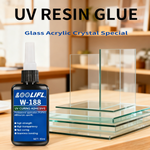 50gUV resin kit with light adhesive and repair within seconds transparent UV glue suitable for resin plastic glass acrylic