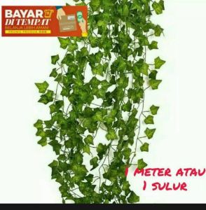 DAUN RAMBAT (1 SULUR/100 CM ) PLASTIK ARTIFICIAL ARTIFISIAL DEKORASI