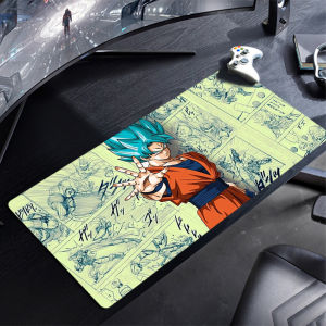 Bandai | Large Mouse Pad Dragon Ball Anime Pc Speed For e-sports Players 800x300 Laptop Computer Keyboard  Desk Mat Xxl Mousepad