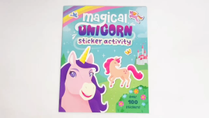 Magical Unicorn Sticker Activity Book With Puzzles & Games (100+ Stickers) For Kids