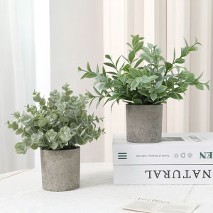 Cây trồng trong chậu nhân tạo nhà tiệc cưới trang trí căn phòng mô phỏng Bonsai vườn Văn phòng đồ trang trí kệ Tabletop cây cảnh cảnh quan Lá Giả