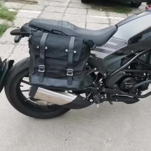 Suitable For Honda Retro MotorcycleSide Bag Motorcycle Edge Bag Hanging Bag Waterproof Riding Bag Pack Bag