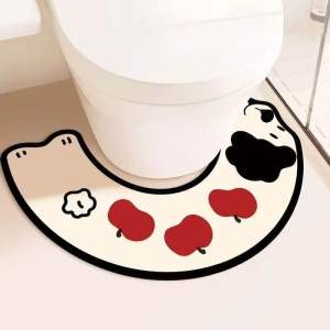 พร้อมส่งด่วนในไทย พรมตัวยู พรมห้องน้ำ พรมซับบน้ำ พรมกันลื่น พรมชักโครก