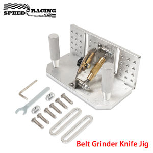 For Belt Sander Machine Knife Making Angle Grind Guide Belt Grinder Knife JigBelt Knife Sharpener Jig with Dual Press Plates