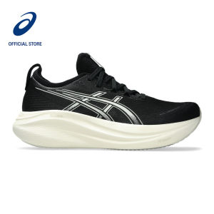 ASICS Men GEL-NIMBUS 27 Running Shoes in Black/Lake Grey