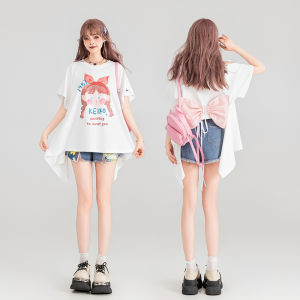 Keiko | Sweet and Cool Style Teenage Feel Rejuvenating Bow T-shirt