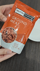Nutrichoice Premium Dog Food Pouch (Beef Meat Loaf) 150g Travel Pack