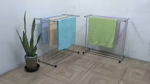 NEW RAK 4 & 5 HANDUK / JEMURAN HANDUK / RAK HANDUK ALUMINIUM Model T