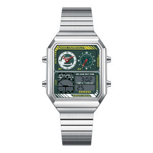Fairwhale | MARK FAIRWHALE 4460 Mens Electronic Watches Waterproof Stainless Steel Multifunctional Dial Electronic Watch For Men