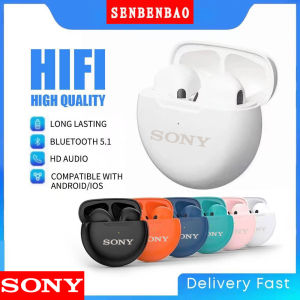 🎧【Readystock】 + FREE Shipping 🎧 Sony Pro 6 Bluetooth Wireless Headphones TWS 5.0 Earburds Sports In-Ear Stereo Wireless Earphone Headset
